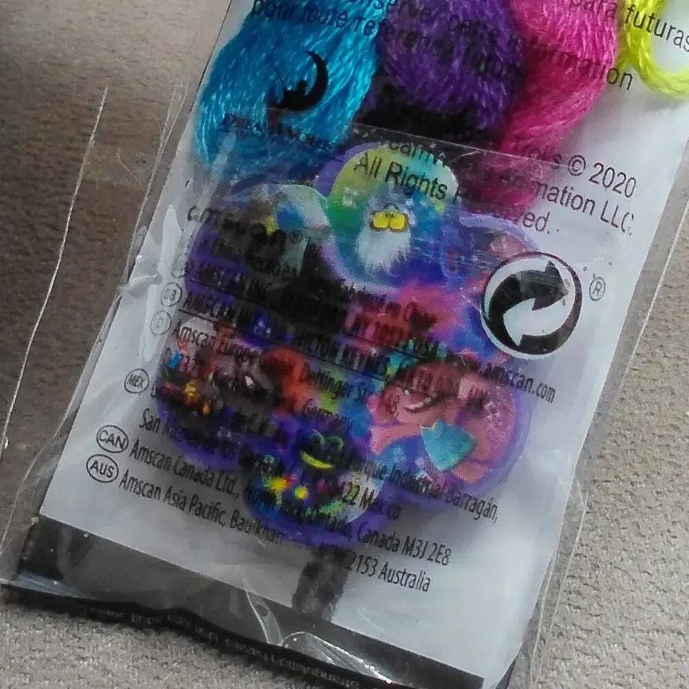 Friendship Bracelet and Necklace Party Favor Lot: Uni-Kitty, Trolls, Vampirina
